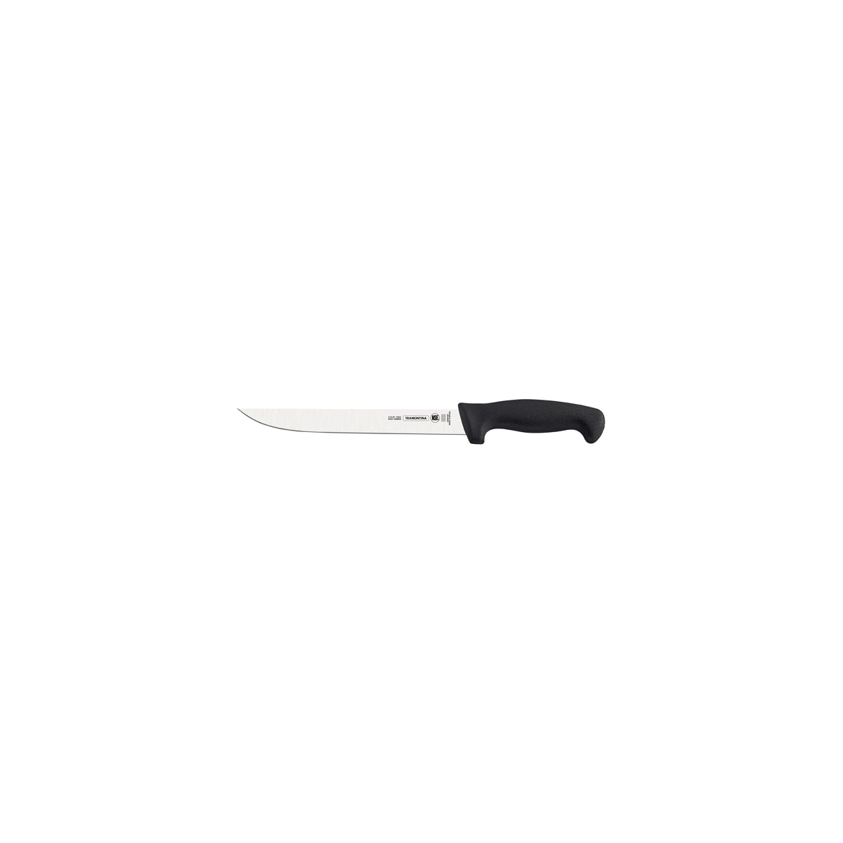TM24605/007 Tramontina Professional Master Boning Knife Straight Narrow Blade Black 178mm Tomkin Australia Hospitality Supplies