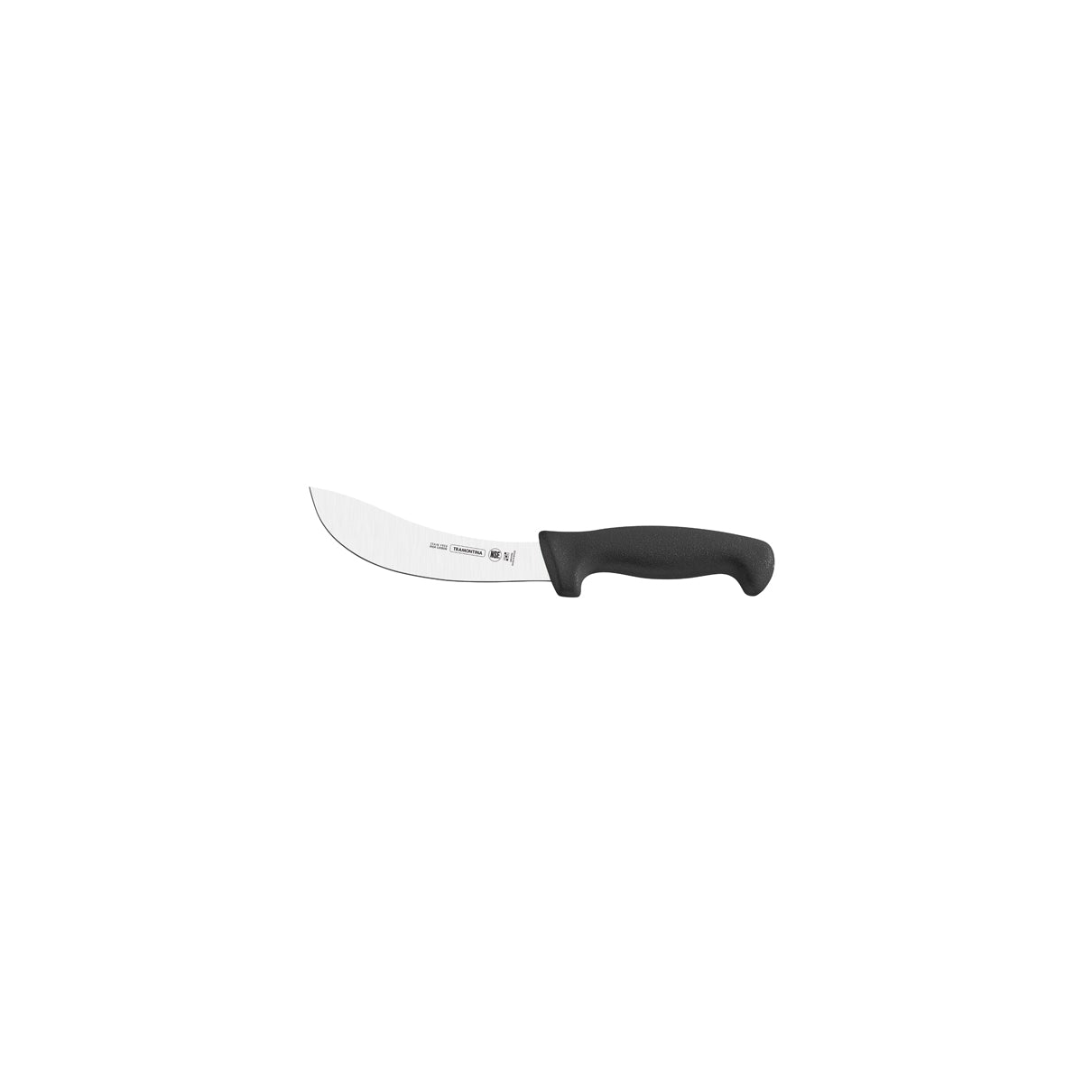 TM24606/006 Tramontina Professional Master Skinning Knife Flexible Straight Curved Blade Black 152mm Tomkin Australia Hospitality Supplies