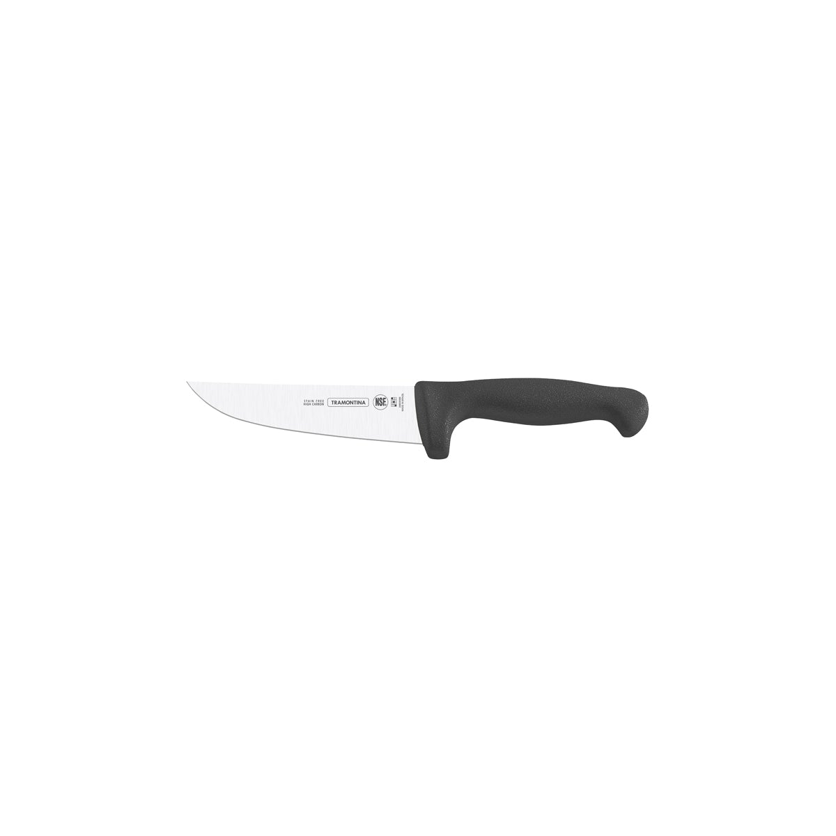 TM24607/000 Tramontina Professional Master Meat / Carving Knife Curved Blade Black 254mm Tomkin Australia Hospitality Supplies