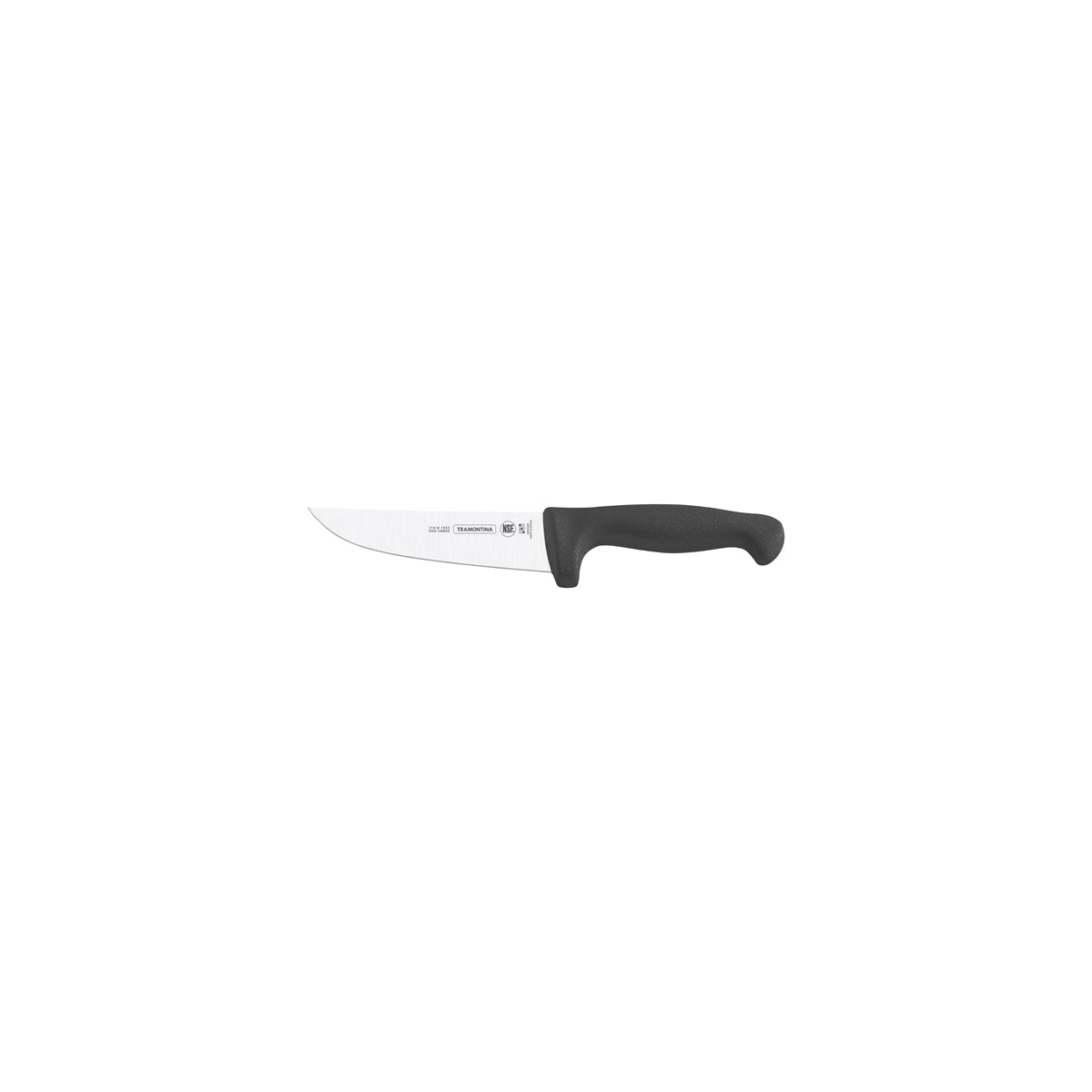 TM24607/007 Tramontina Professional Master Meat / Carving Knife Curved Blade Black 178mm Tomkin Australia Hospitality Supplies
