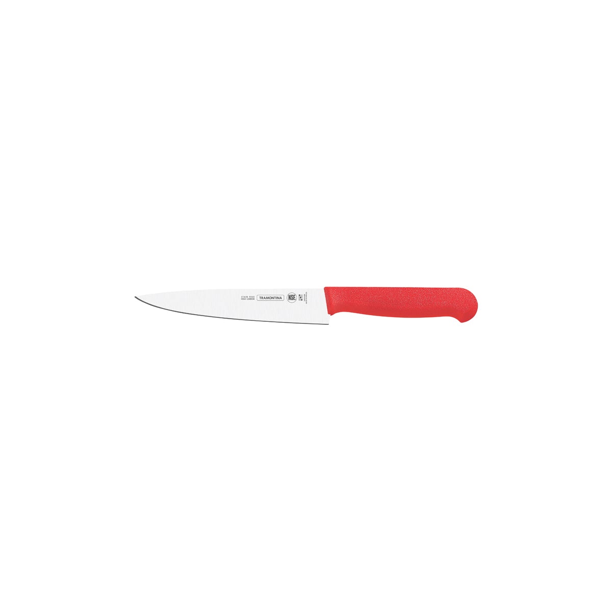 TM24620/170 Tramontina Professional Master Meat / Carving Knife Curved Blade Red 254mm Tomkin Australia Hospitality Supplies