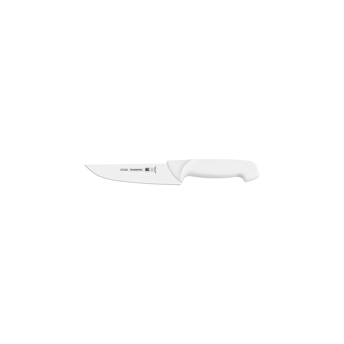 TM24621/080 Tramontina Professional Master Butcher Knife Curved Wide Blade White 254mm Tomkin Australia Hospitality Supplies