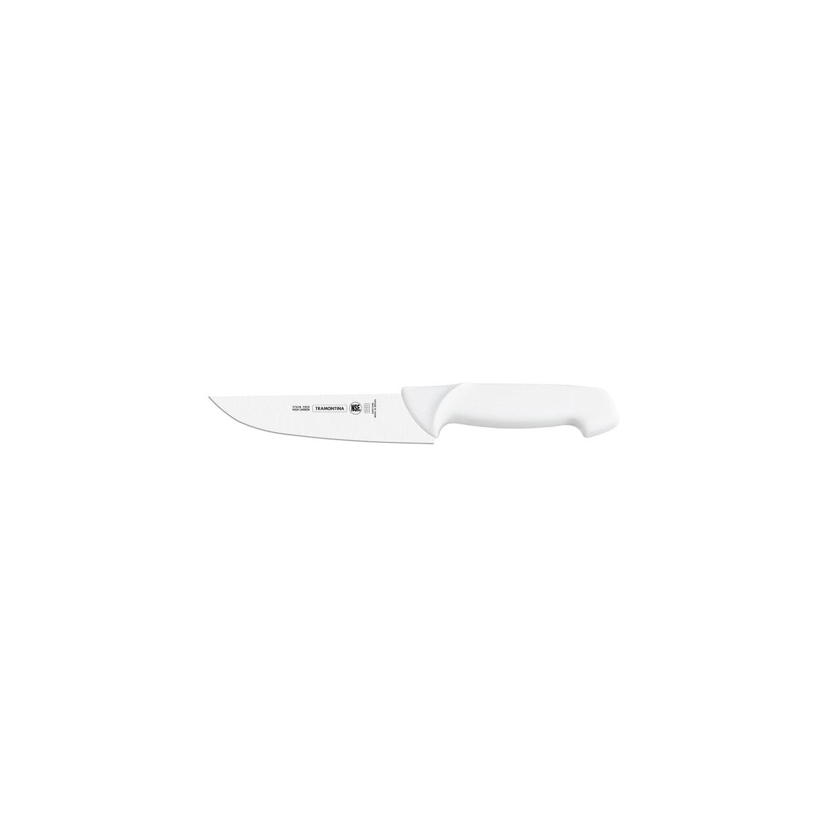 TM24621/088 Tramontina Professional Master Butcher Knife Curved Wide Blade White 203mm Tomkin Australia Hospitality Supplies