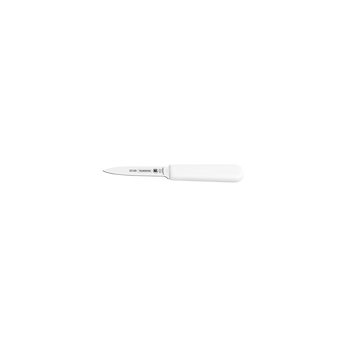 TM24625/083 Tramontina Professional Master Paring Knife Straight Narrow Blade White 76mm Tomkin Australia Hospitality Supplies