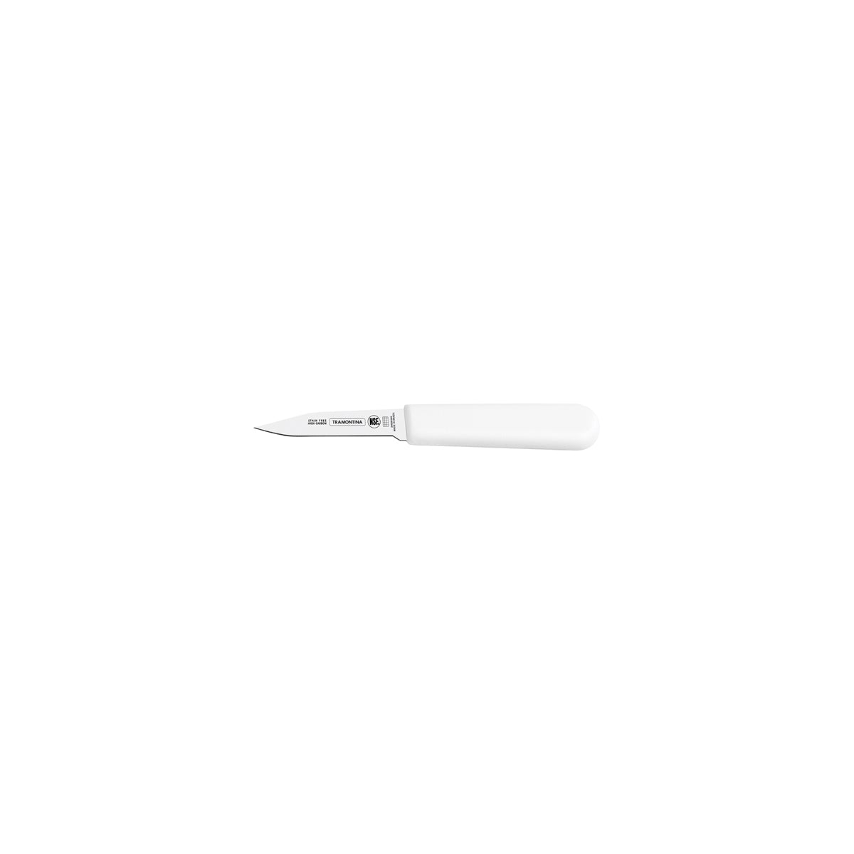 TM24626/083 Tramontina Professional Master Paring Knife Straight Narrow Blade White 76mm Tomkin Australia Hospitality Supplies