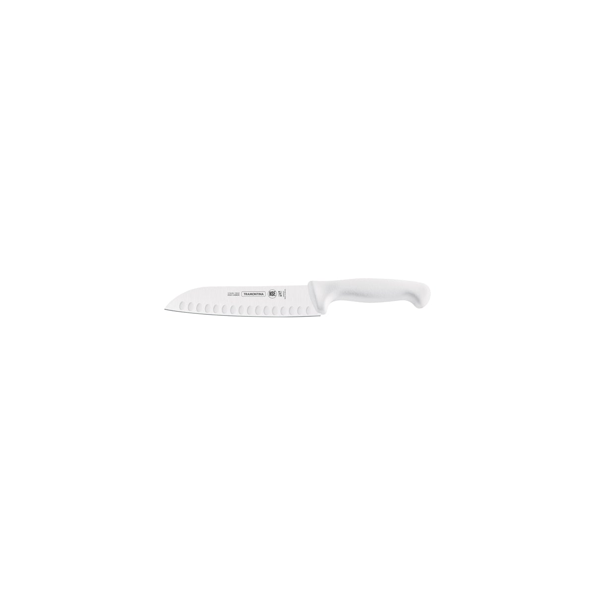 TM24646/087 Tramontina Professional Master Santoku Cooks Knife Curved Blade White 178mm Tomkin Australia Hospitality Supplies
