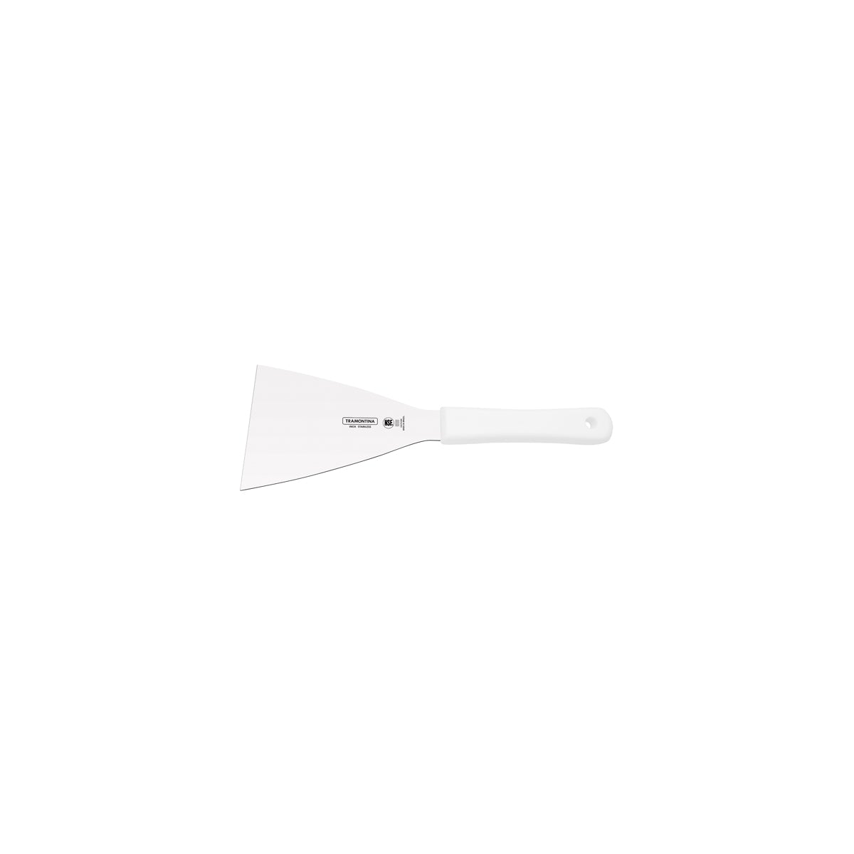 TM24672/185 Tramontina Professional Master Hamburger Spatula Straight White 127mm Tomkin Australia Hospitality Supplies