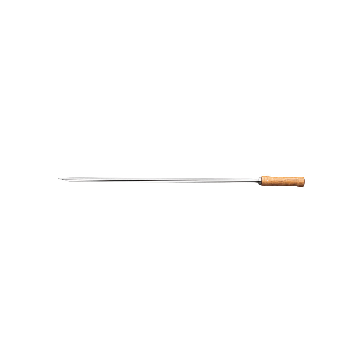 TM26418/095 Tramontina  Heavy Duty Stainless Steel Skewer Wood Handle Brown 950mm Tomkin Australia Hospitality Supplies