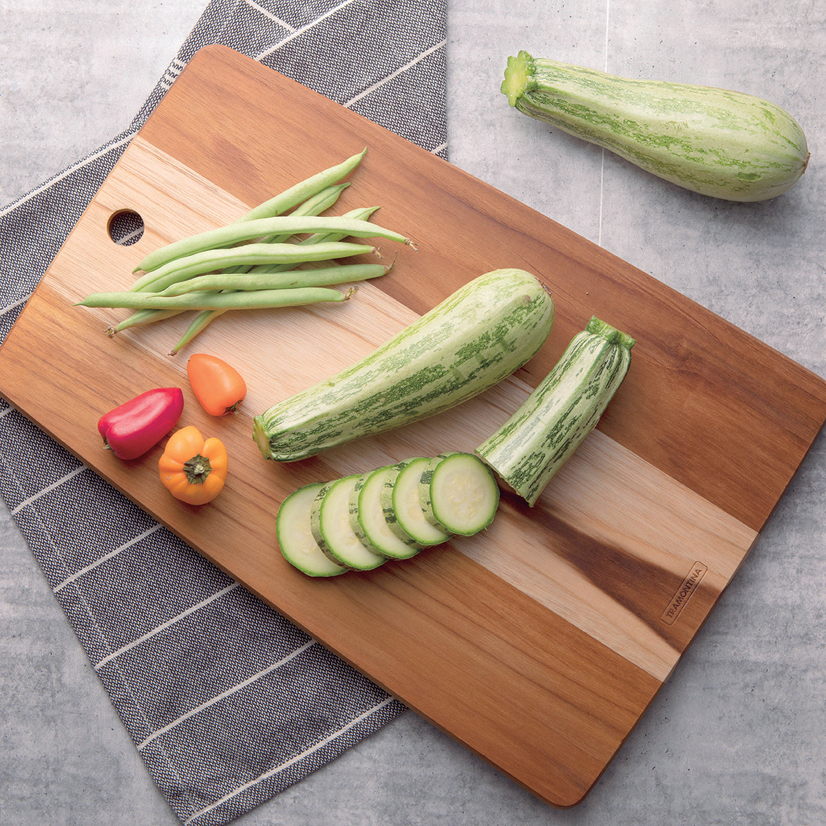 Tramontina Teakwood Rectangular Board 400x270x18mm Tomkin Australia Hospitality Supplies