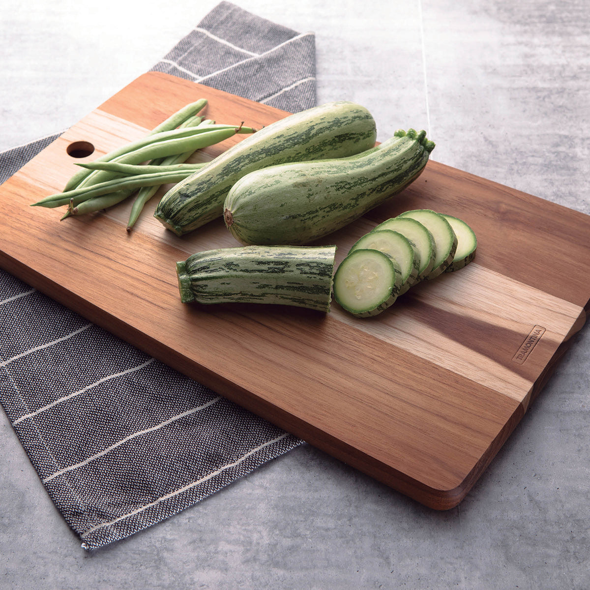 Tramontina Teakwood Rectangular Board 400x270x18mm Tomkin Australia Hospitality Supplies