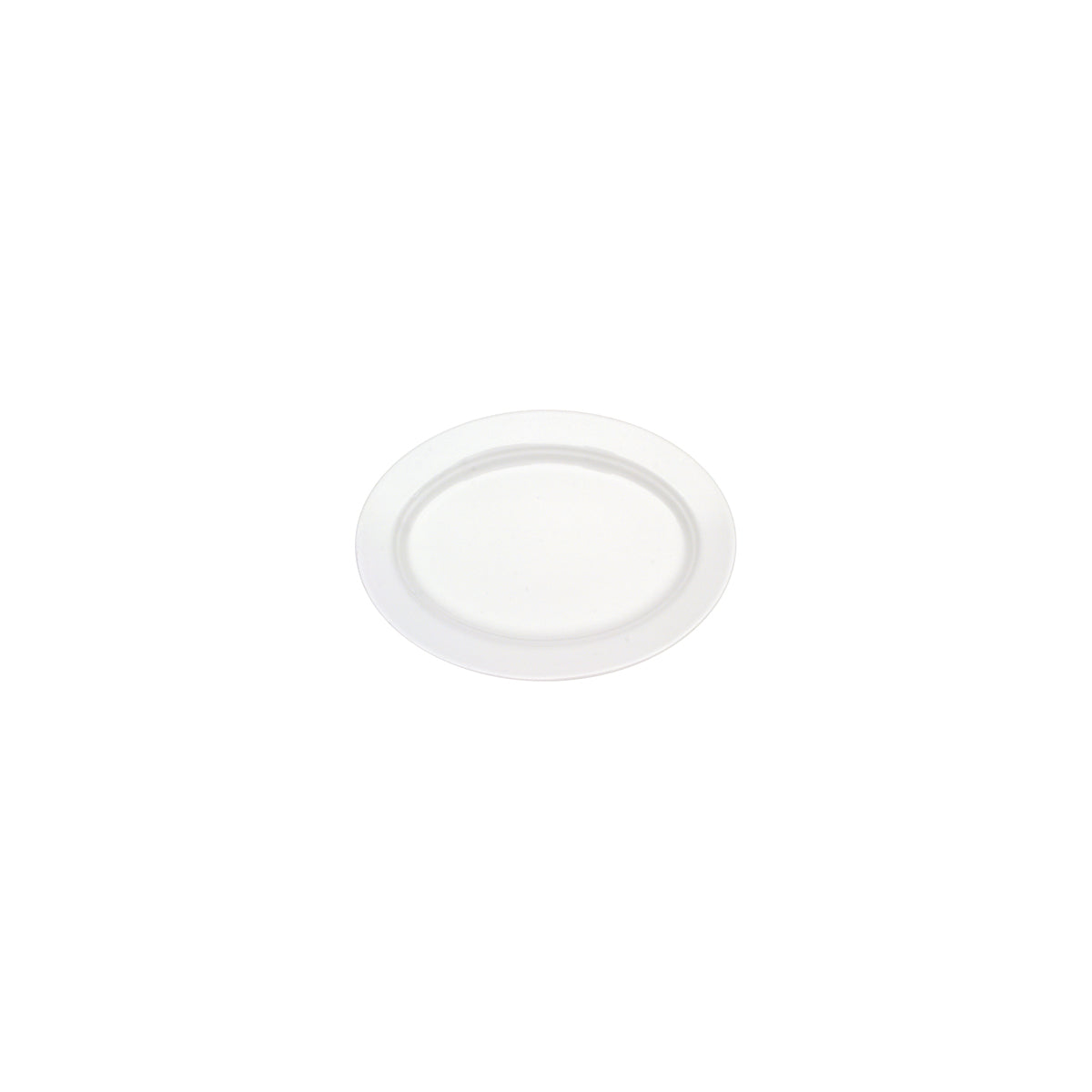 VB16-2016-3570 Villeroy And Boch Villeroy And Boch Corpo White Oval Plate Wide Rim 210x170mm Tomkin Australia Hospitality Supplies
