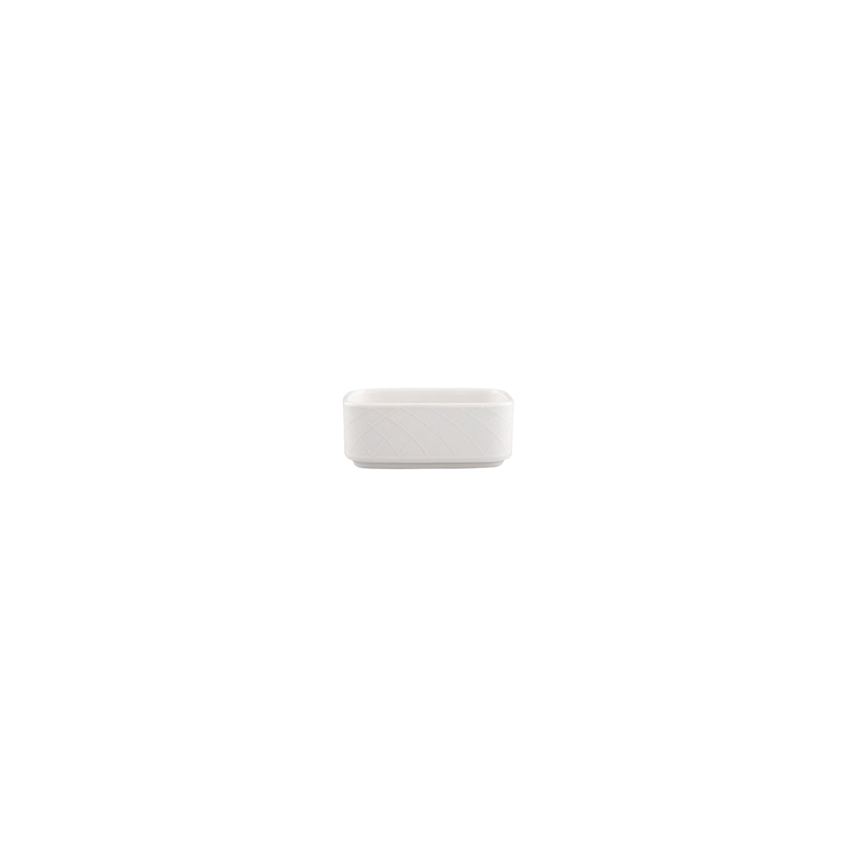 VB16-2238-1100 Villeroy And Boch Villeroy And Boch Bella White Rectangle Sugar Bowl 100mm / 220ml Tomkin Australia Hospitality Supplies