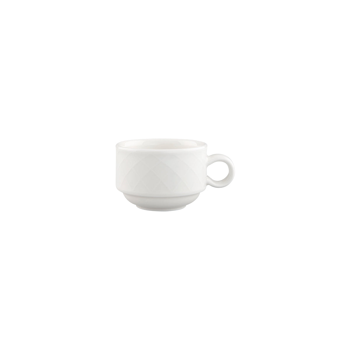 VB16-2238-1451 Villeroy And Boch Villeroy And Boch Bella White Cup No. 8 Stackable 100ml Tomkin Australia Hospitality Supplies