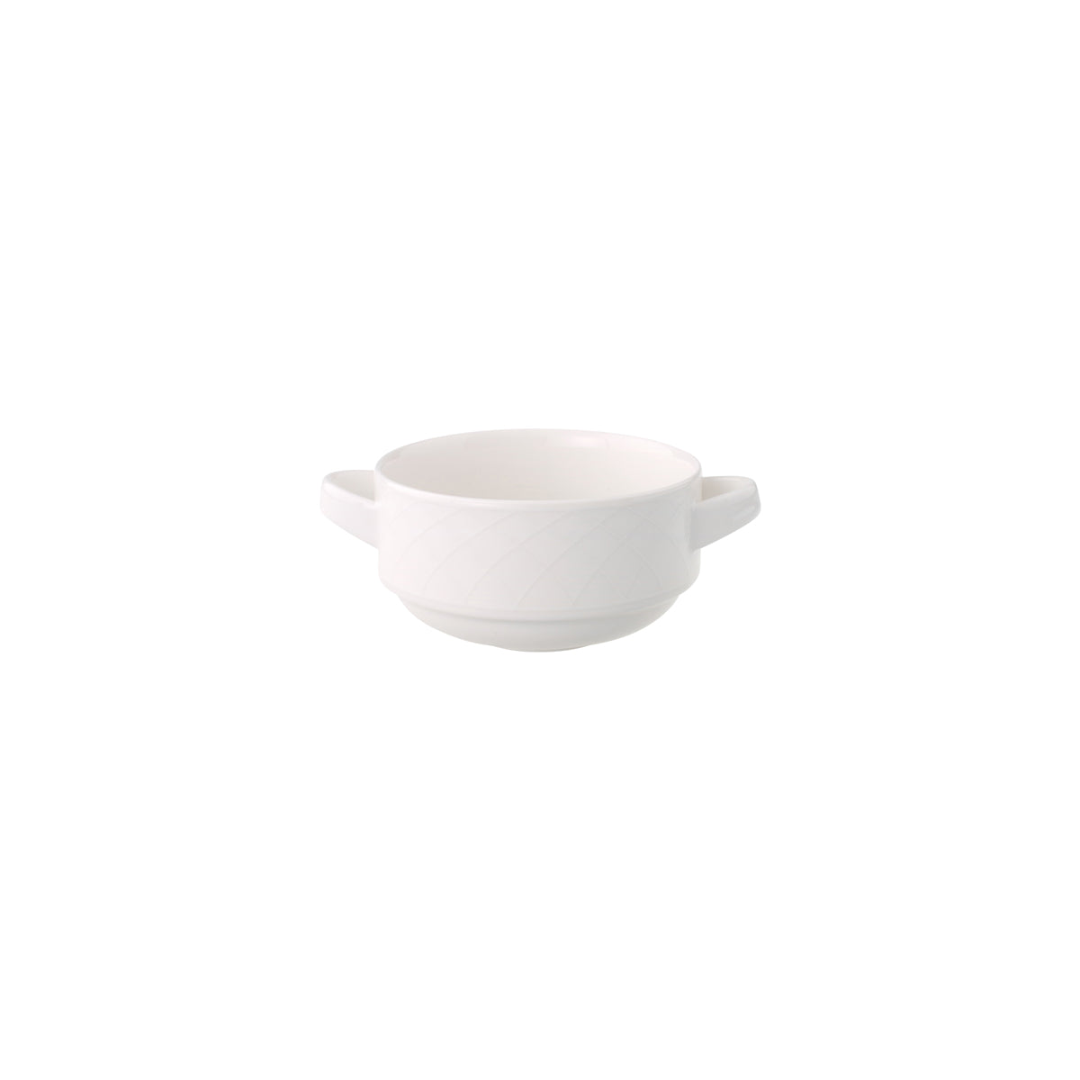 VB16-2238-2513 Villeroy And Boch Villeroy And Boch Bella White Soup Cup Stackable 260ml Tomkin Australia Hospitality Supplies