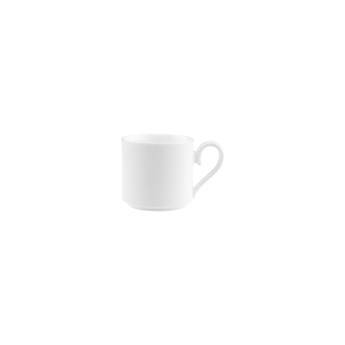 VB16-3272-1451 Villeroy And Boch Villeroy And Boch Stella Hotel White Cup No. 8 Stackable 100ml Tomkin Australia Hospitality Supplies