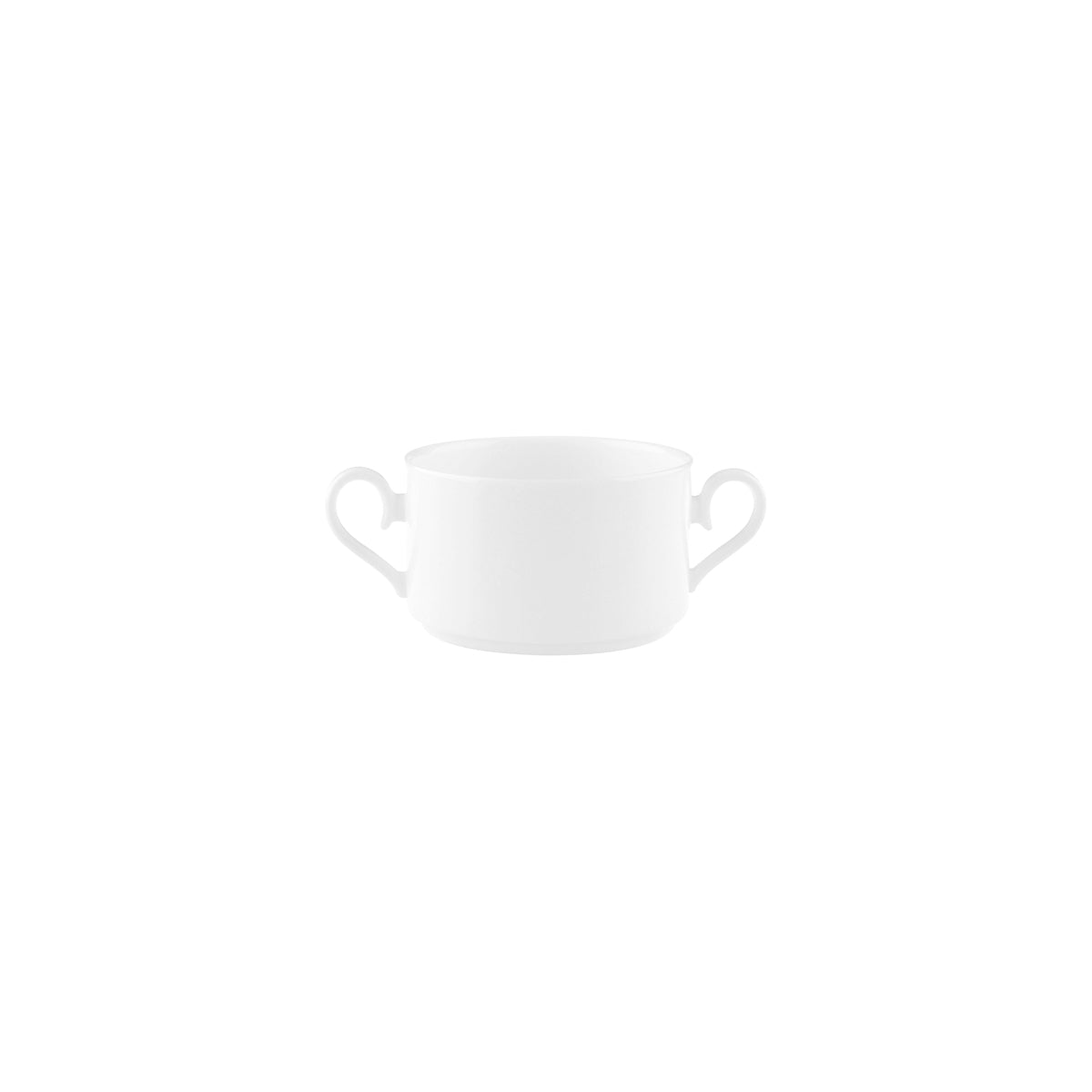 VB16-3272-2513 Villeroy And Boch Villeroy And Boch Stella Hotel White Soup Cup Stackable 270ml Tomkin Australia Hospitality Supplies