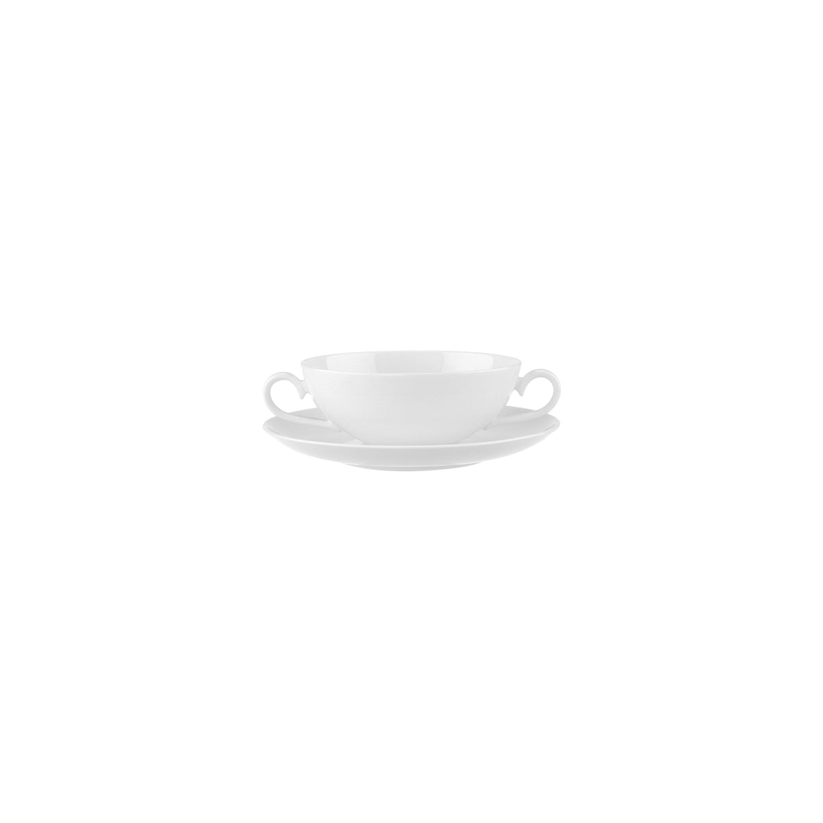 VB16-3272-2520 Villeroy And Boch Villeroy And Boch Stella Hotel White Soup Cup Saucer 175mm Tomkin Australia Hospitality Supplies