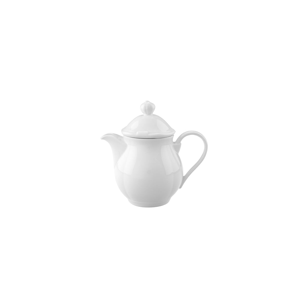 VB16-3318-0220 Villeroy And Boch Villeroy And Boch La Scala White Coffee Pot No. 7 with Lid 300ml Tomkin Australia Hospitality Supplies