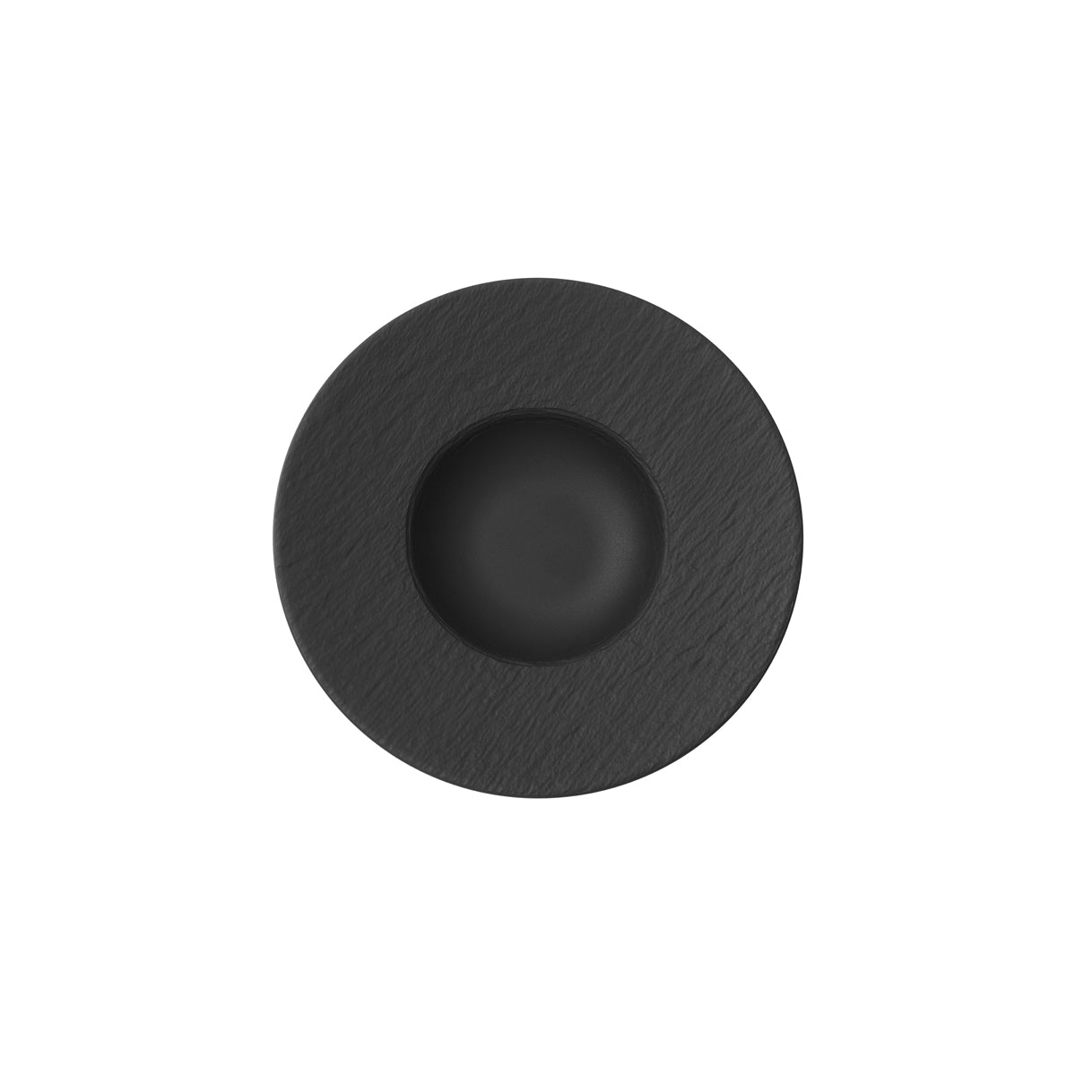 VB16-4074-2700 Villeroy And Boch Villeroy And Boch The Rock Black Shale Deep Plate 290mm Tomkin Australia Hospitality Supplies