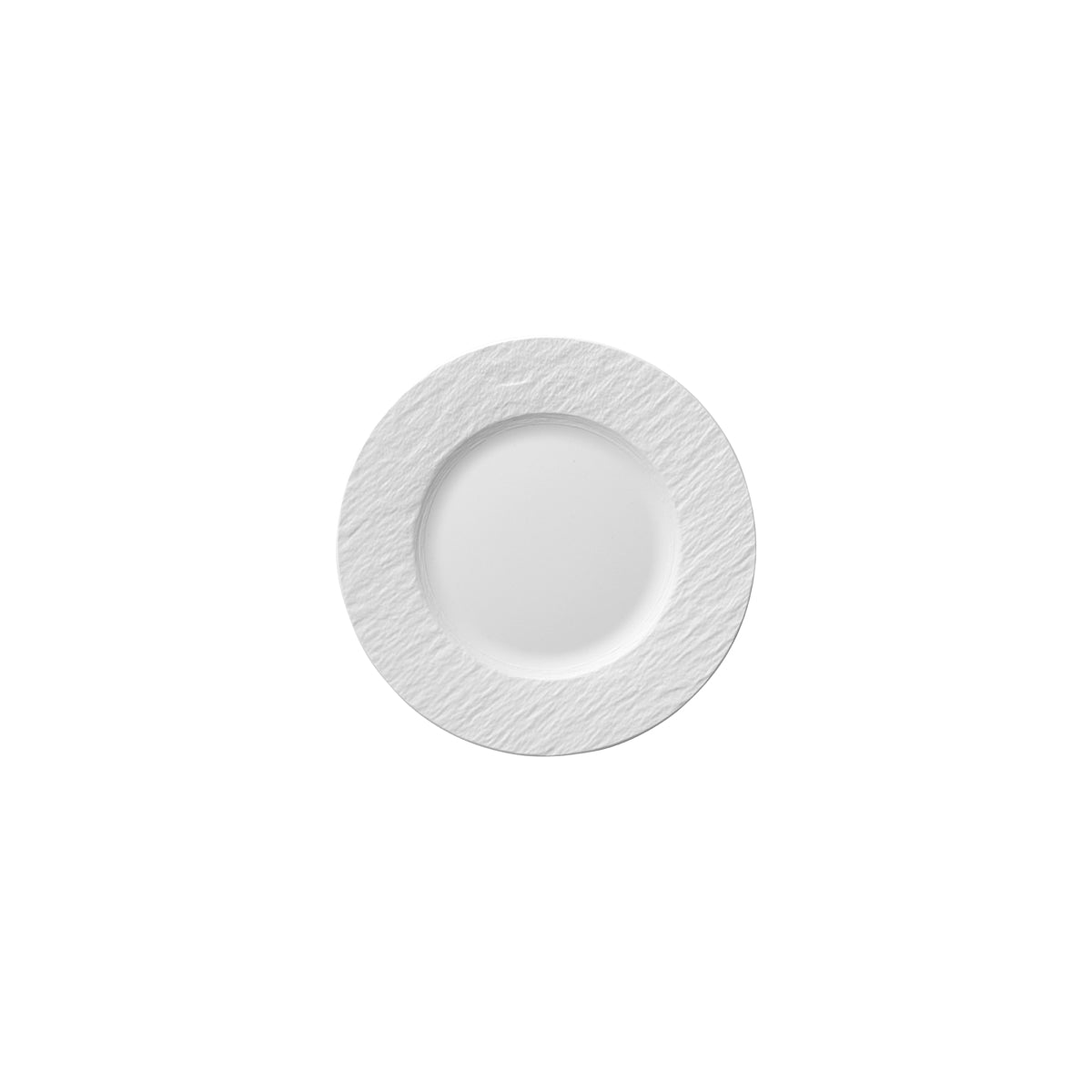 VB16-4077-2640 Villeroy And Boch Villeroy And Boch The Rock White Glacier Plate Wide Rim 220mm Tomkin Australia Hospitality Supplies