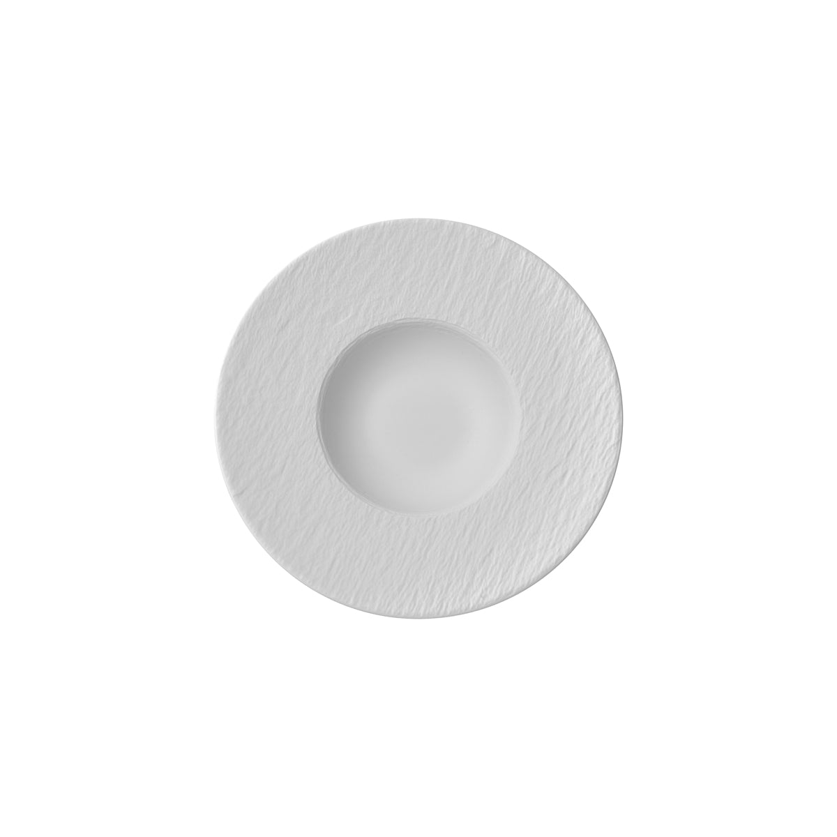 VB16-4077-2700 Villeroy And Boch Villeroy And Boch The Rock White Glacier Deep Plate 290mm Tomkin Australia Hospitality Supplies