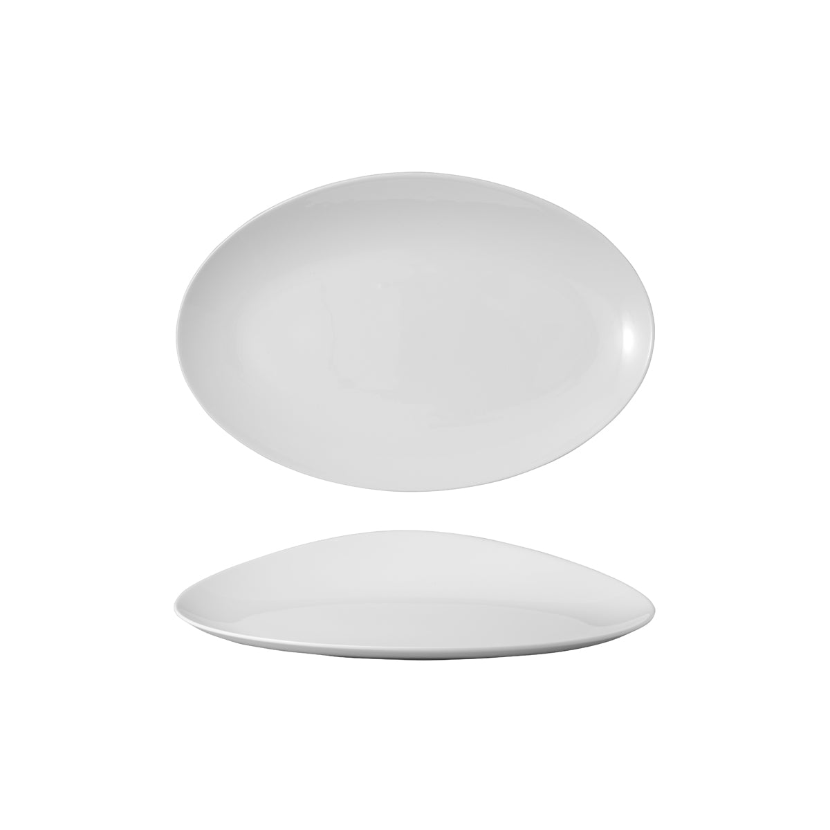 VB16-4090-2692 Villeroy And Boch Villeroy And Boch Stella Cosmo White Oval Coupe Plate 340x225x55mm Tomkin Australia Hospitality Supplies