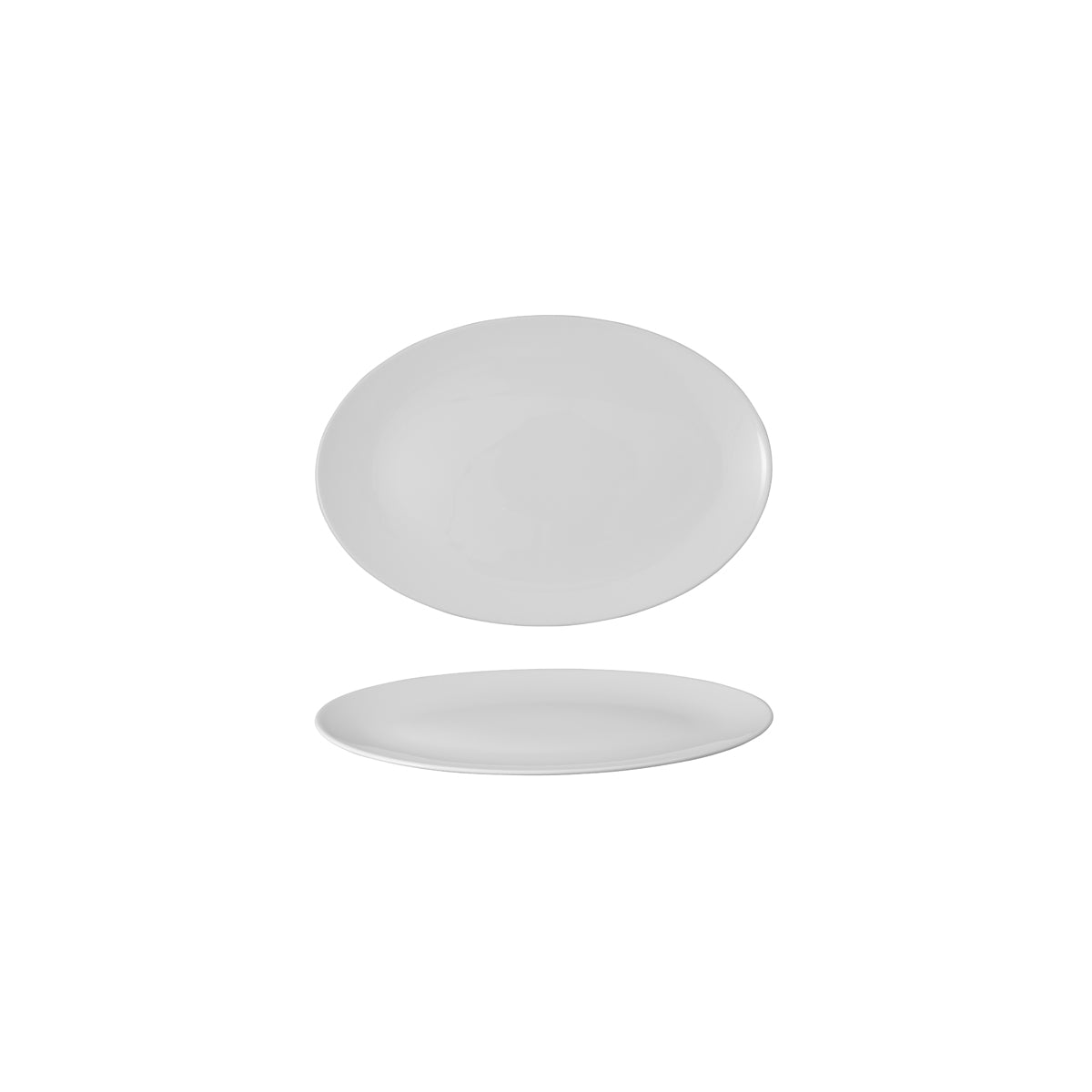 VB16-4090-2731 Villeroy And Boch Villeroy And Boch Stella Cosmo White Oval Coupe Plate 260x180x20mm Tomkin Australia Hospitality Supplies