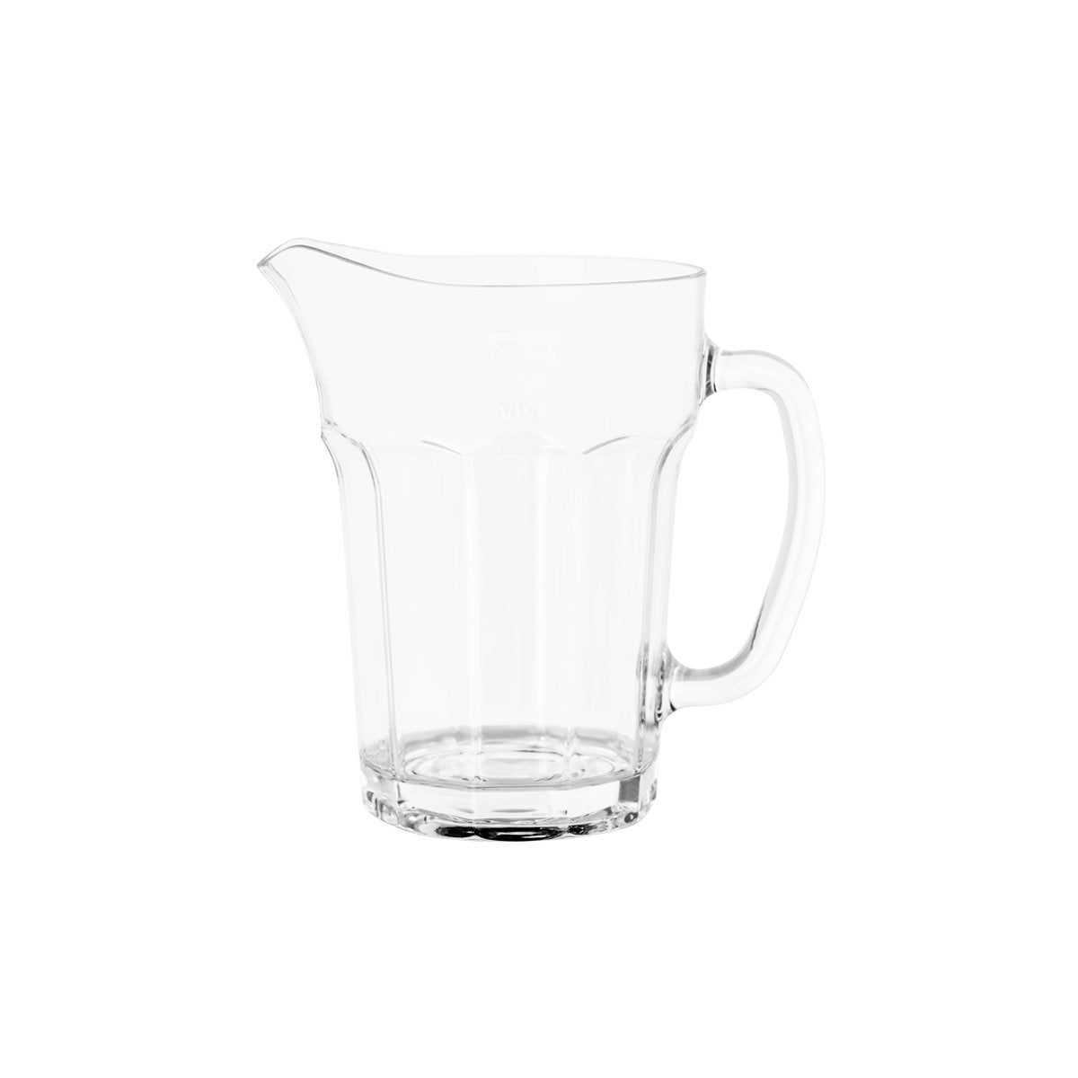 VIVA-1045 Viva Pacific Jug Clear 1270ml Certified at 1140ml  Tomkin Australia Hospitality Supplies