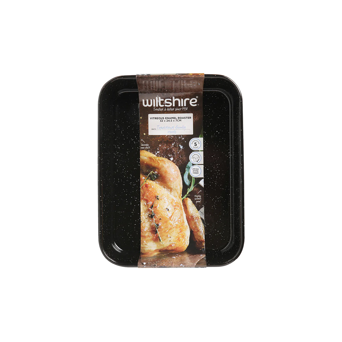 Vitreous Enamel Small Roast 320mm