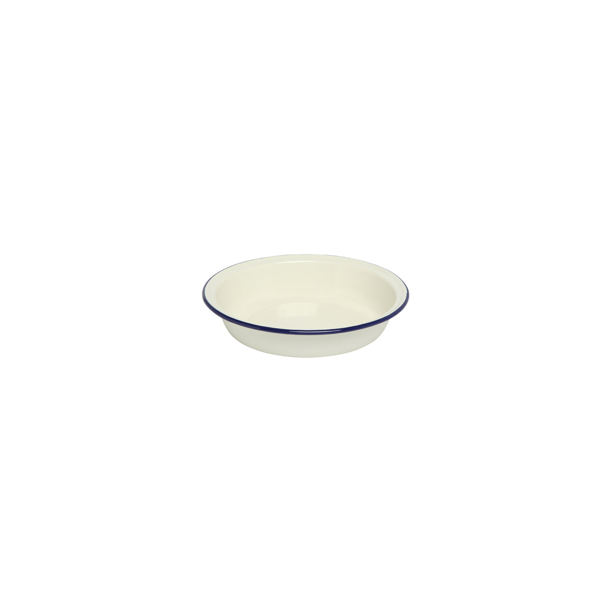 WLT40385 Wiltshire Enamel Round Pie Dish Blue 195mm Tomkin Australia Hospitality Supplies