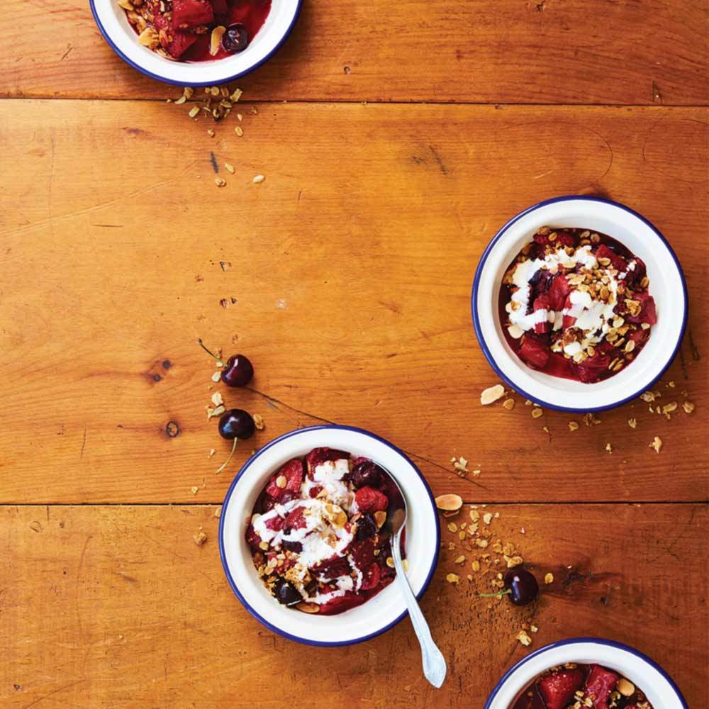 Enamel Pie Dishes Blue Set 4