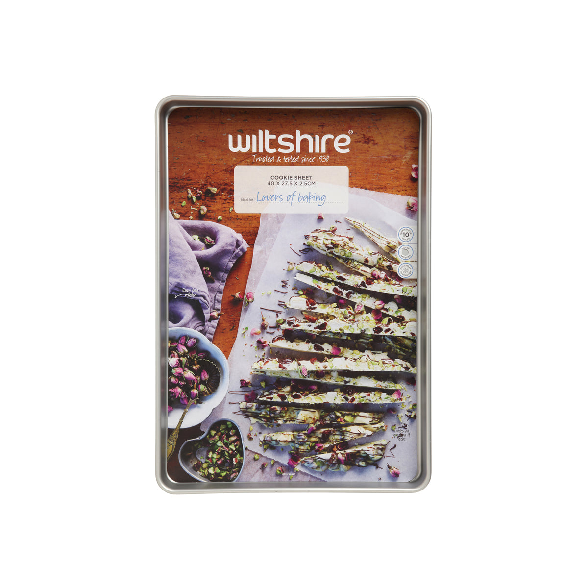 Silver Anodised Cookie Pan