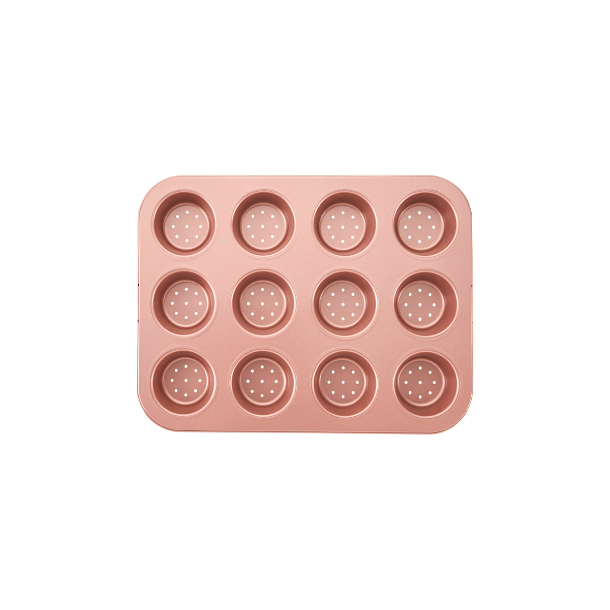 Rose Gold Perforated Mini Quiche / Tart Pan 12 Cup