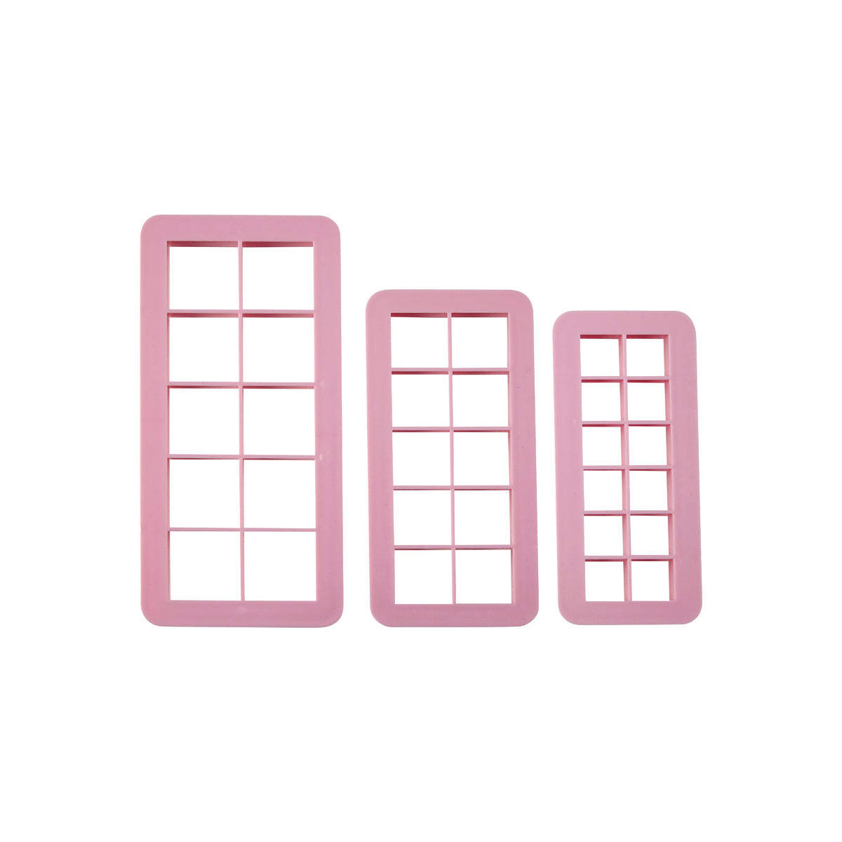 WLT40727 WILTSHIRE Geo Cutters Square 3pc Tomkin Australia Hospitality Supplies