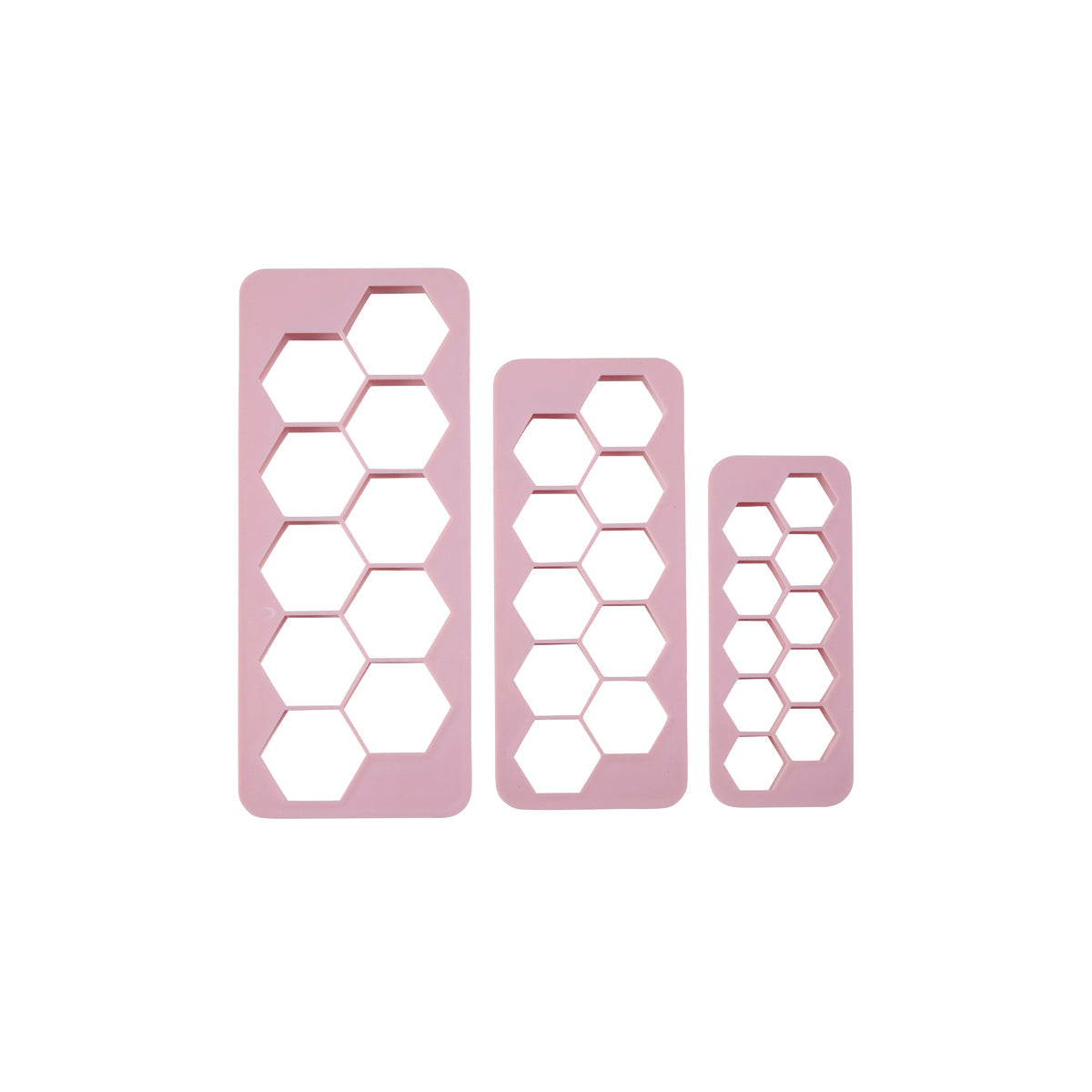 WLT40728 WILTSHIRE Geo Cutters Hexagon 3pc Tomkin Australia Hospitality Supplies