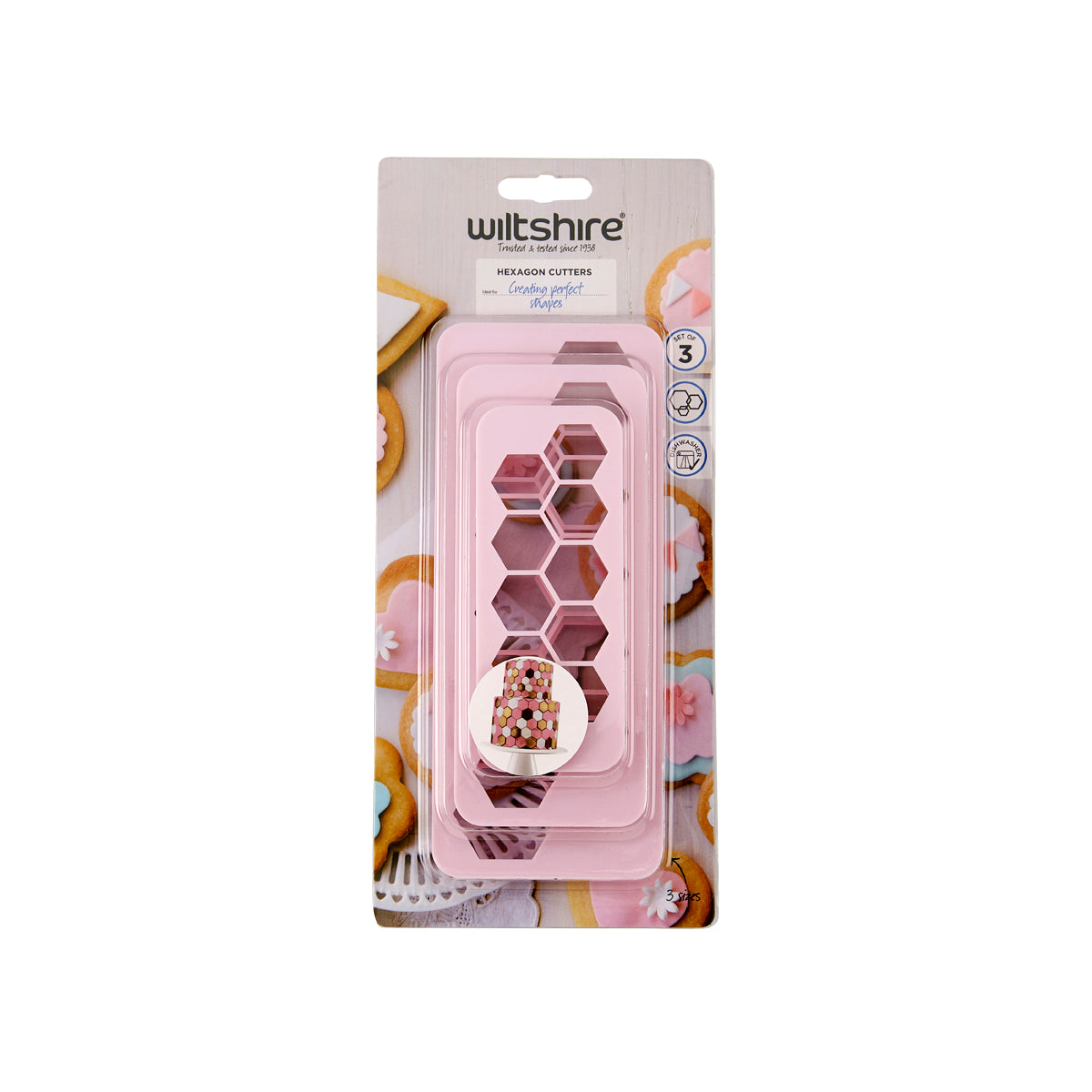 Geo Cutters Hexagon 3pc