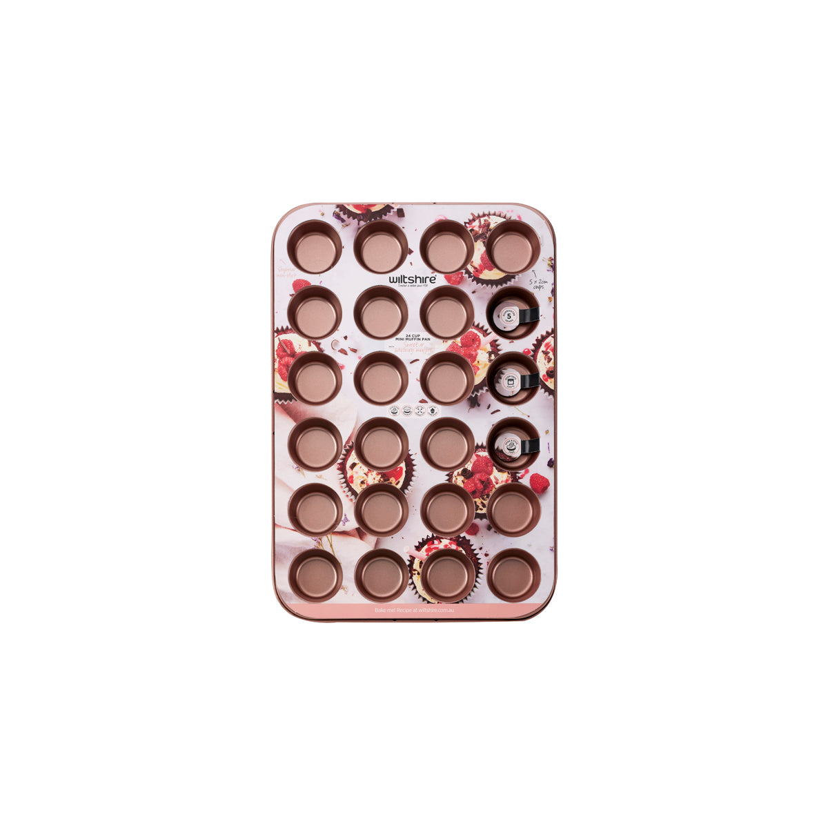 Rose Gold 24 Cup Muffin Pan