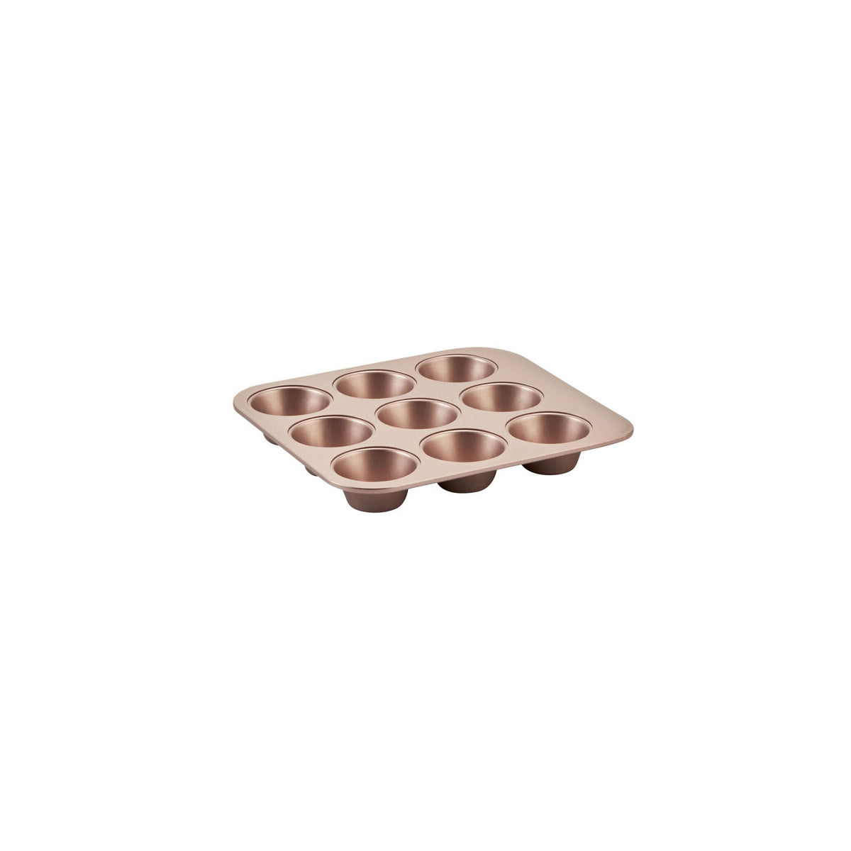 WLT40766 Wiltshire Rose Gold Smart Stack® Muffin Pan 9 Cup Tomkin Australia Hospitality Supplies