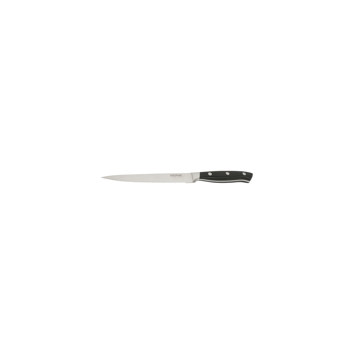 WLT41298 WILTSHIRE Trinity Serrated Utility Knife 140mm Tomkin Australia Hospitality Supplies