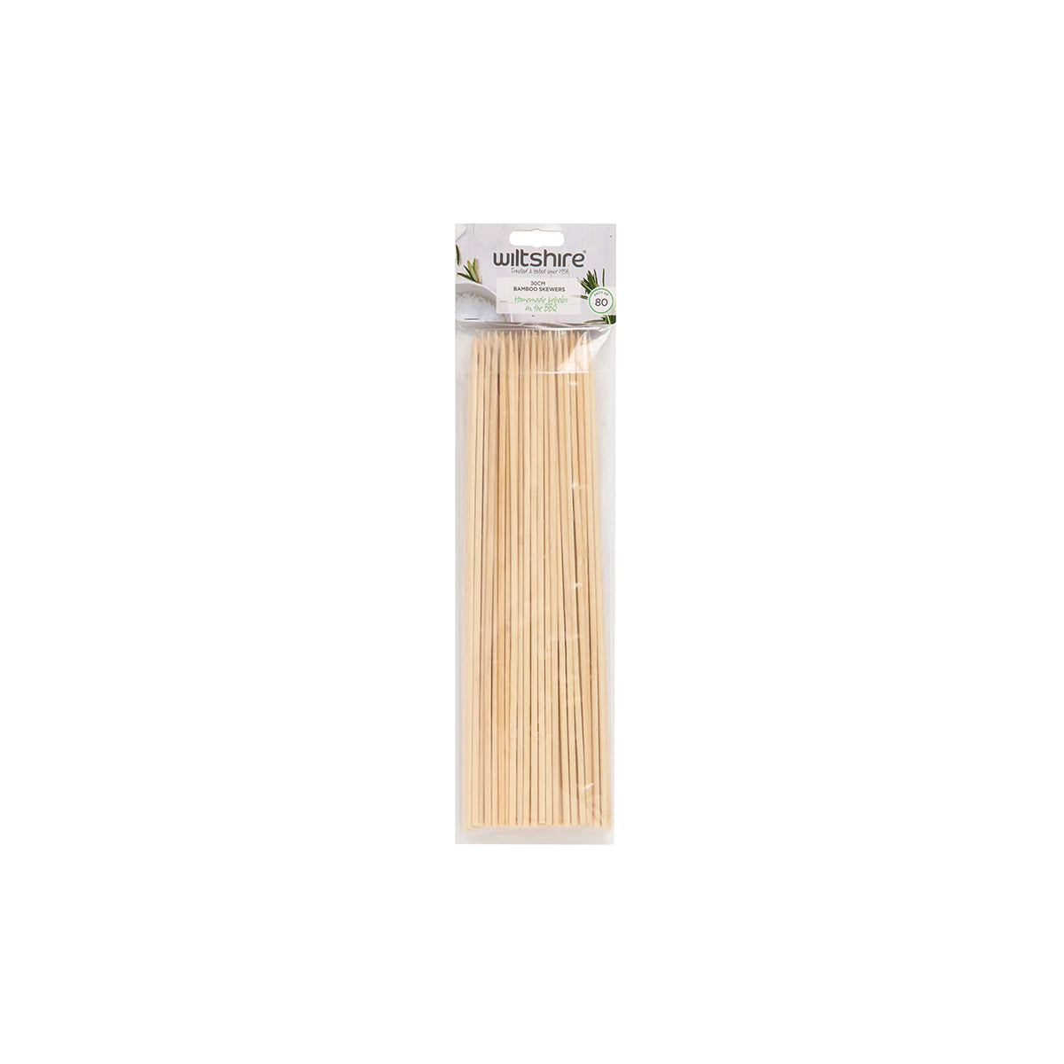 WLT43192 Wiltshire Bamboo Skewers 300mm Pack Of 80 Tomkin Australia Hospitality Supplies