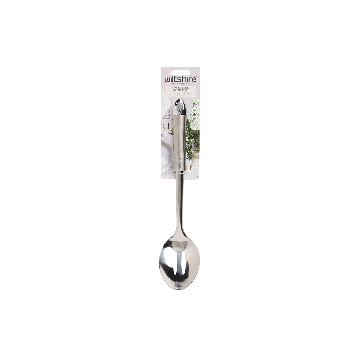 WLT43753 Wiltshire Industrial Slotted Spoon Stainless Steel Tomkin Australia Hospitality Supplies