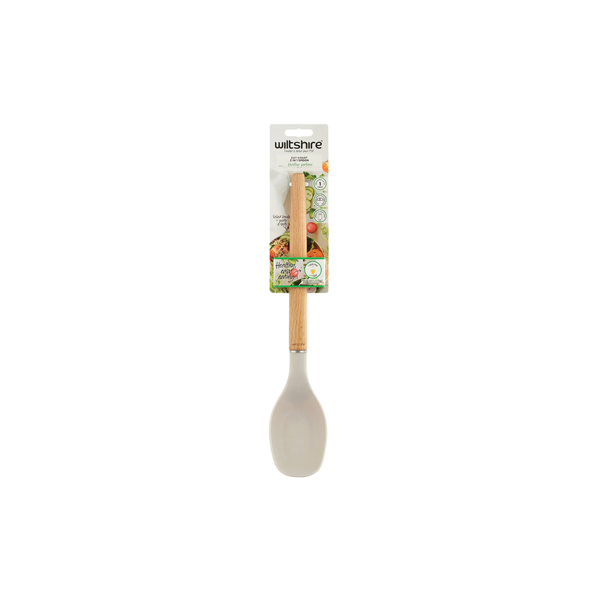WLT43833 Wiltshire Eat Smart Solid Spoon  Tomkin Australia Hospitality Supplies
