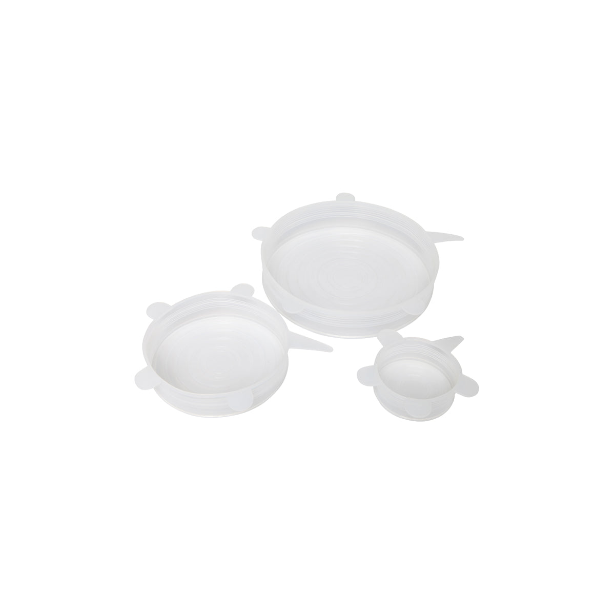 WLT43843 Wiltshire Reuseable Silicone Bowl Cover Set Of 3  Tomkin Australia Hospitality Supplies