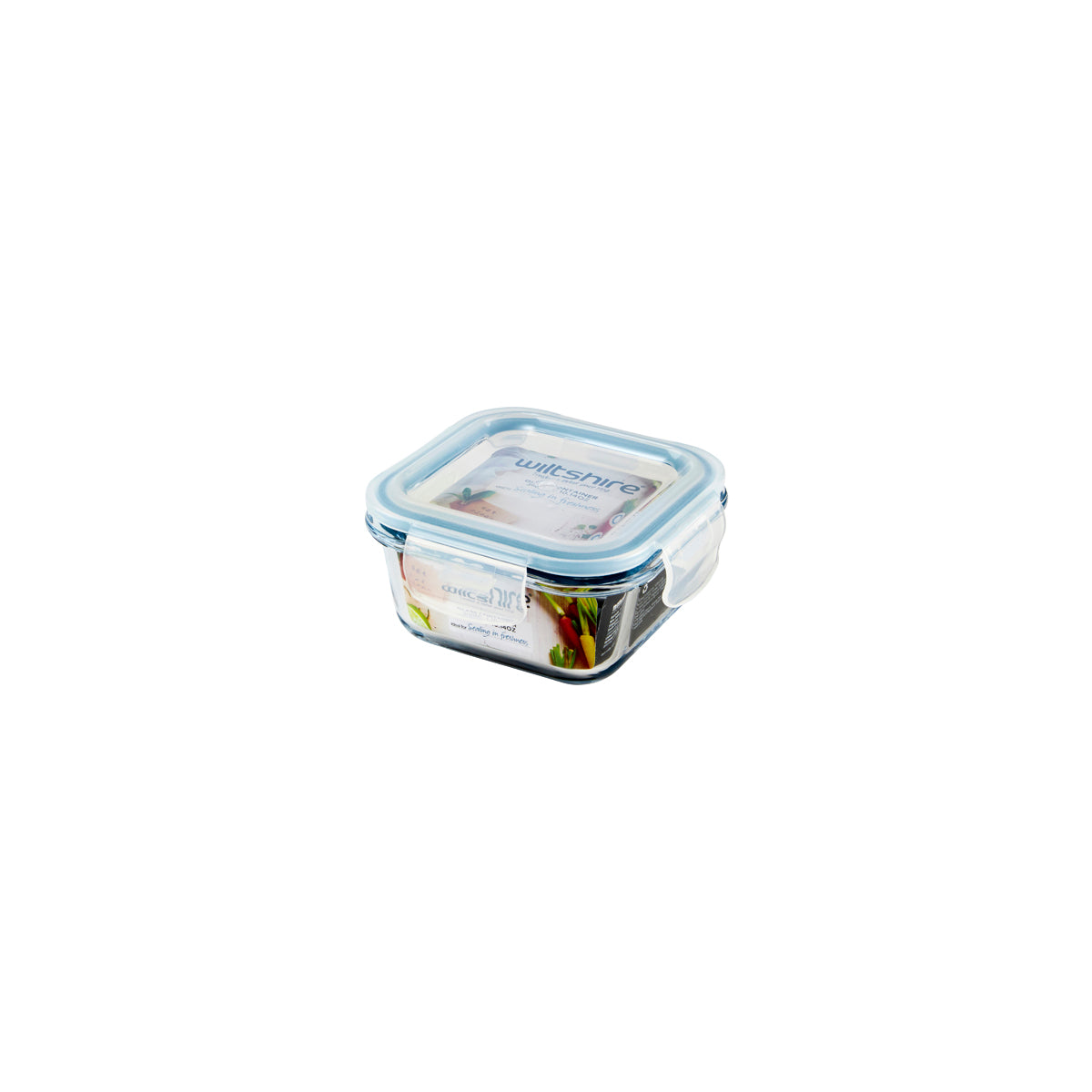 Square Glass Container 300ml