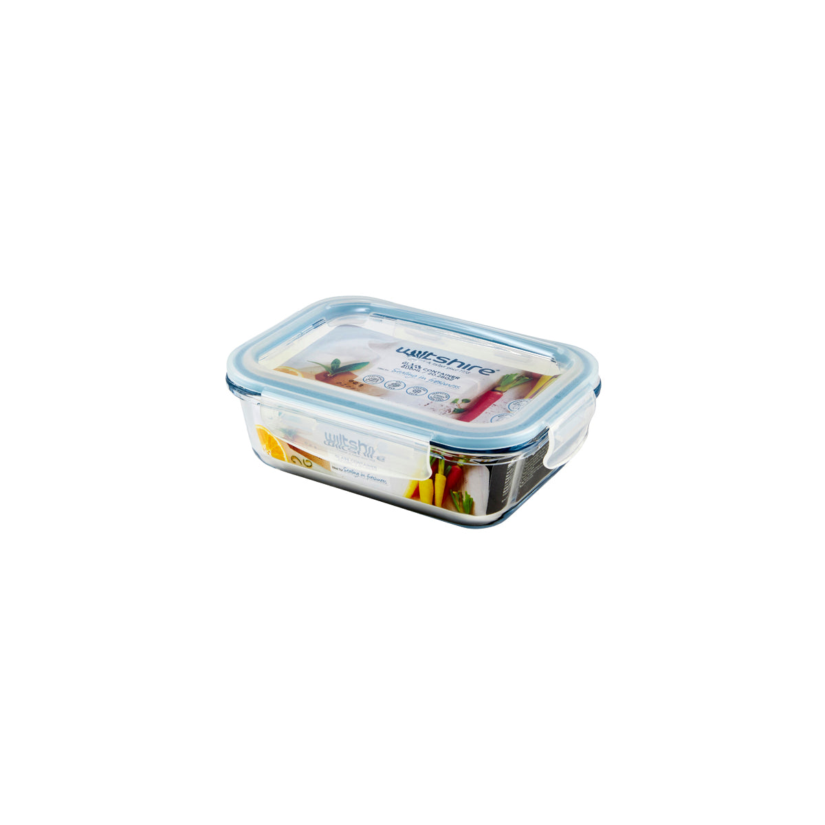 Rectangular Glass Container 600ml