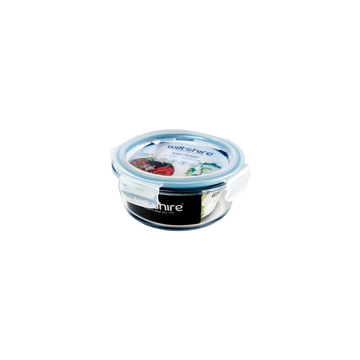 Round Glass Container 600ml