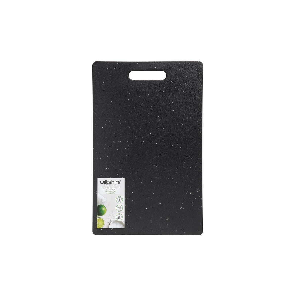 WLT49008 WILTSHIRE Midnight Cutting Board 380x240x9mm Tomkin Australia Hospitality Supplies