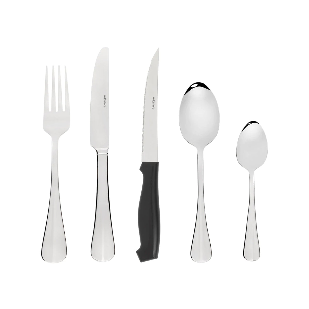 WLT50666 Wiltshire Baguette 50pc Cutlery Set Tomkin Australia Hospitality Supplies