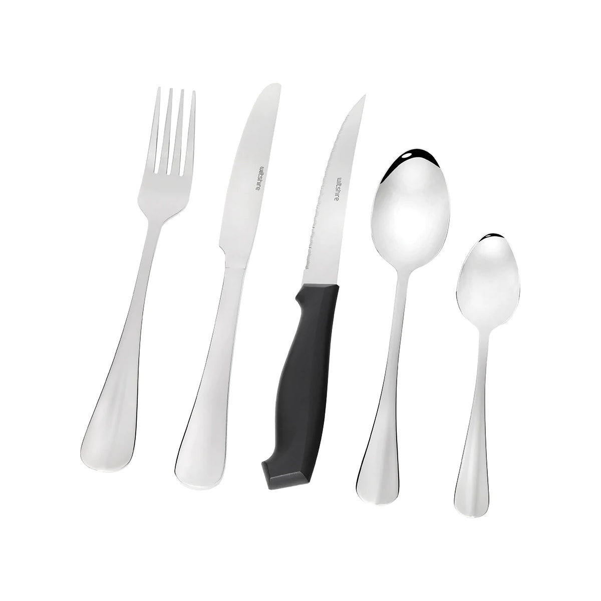 WLT50666 Wiltshire Baguette 50pc Cutlery Set Tomkin Australia Hospitality Supplies