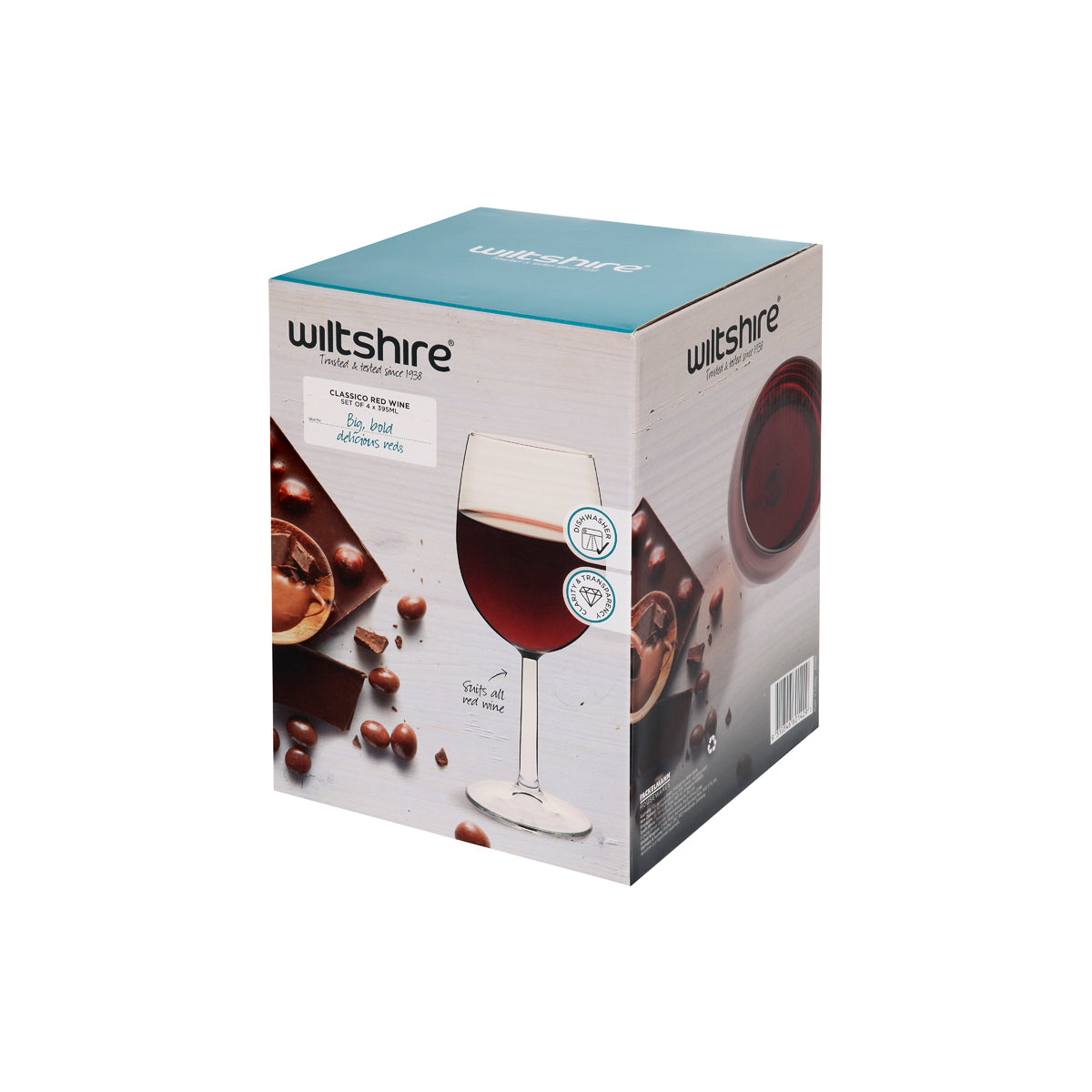 WLT60142 Wiltshire Classico Red Wine 395ml 4 Pack Tomkin Australia Hospitality Supplies